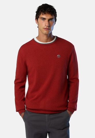 Pull-over North Sails en rouge : devant