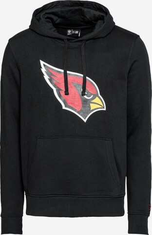 NEW ERA Sweatshirt 'NFL Arizona Cardinals' in Zwart: voorkant
