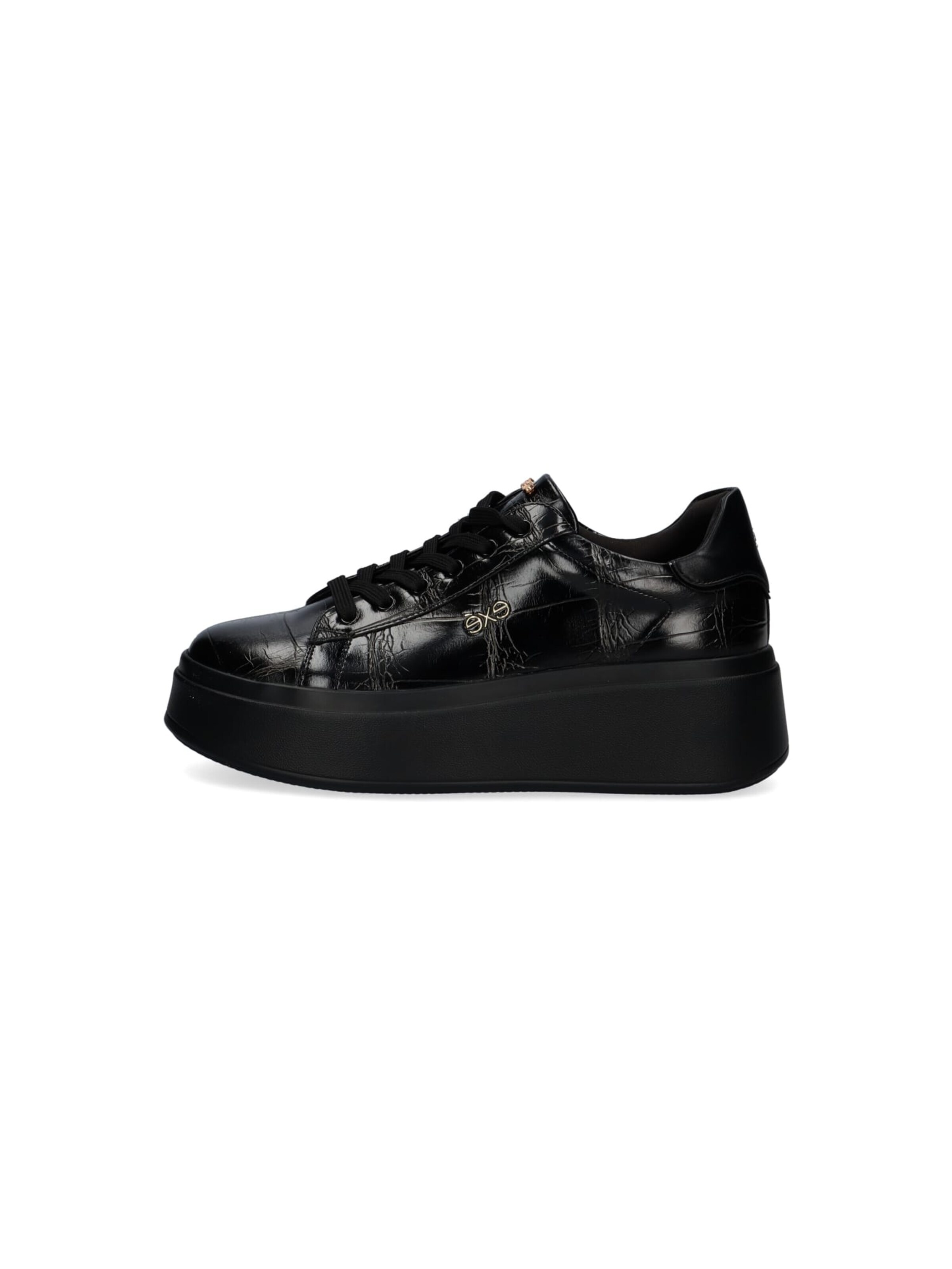 Baskets basses '88-42EX125' EXE en noir : devant