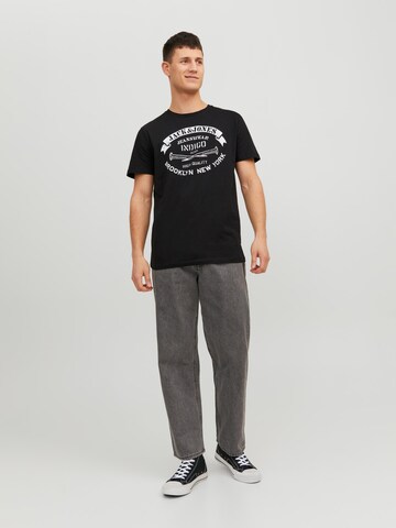 JACK & JONES T-Shirt 'Jeans' in Schwarz