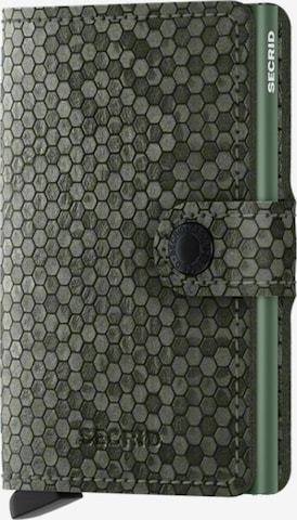 Portamonete di Secrid in verde: frontale