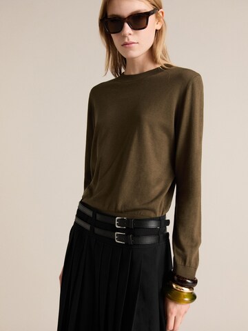 MANGO Pullover 'Luka' i grøn: forside