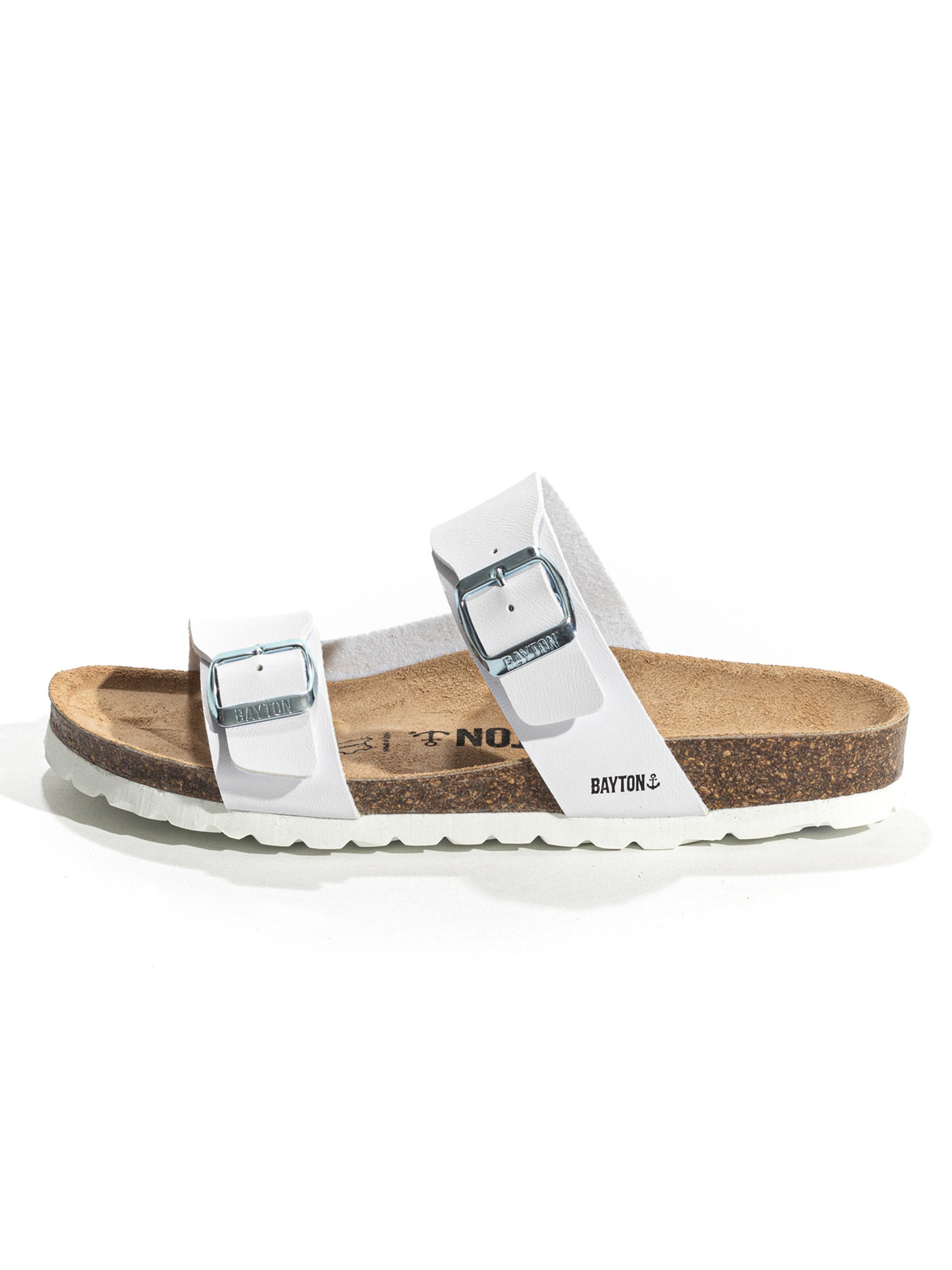 Zoccoletto 'Daizy' di Bayton in bianco: frontale