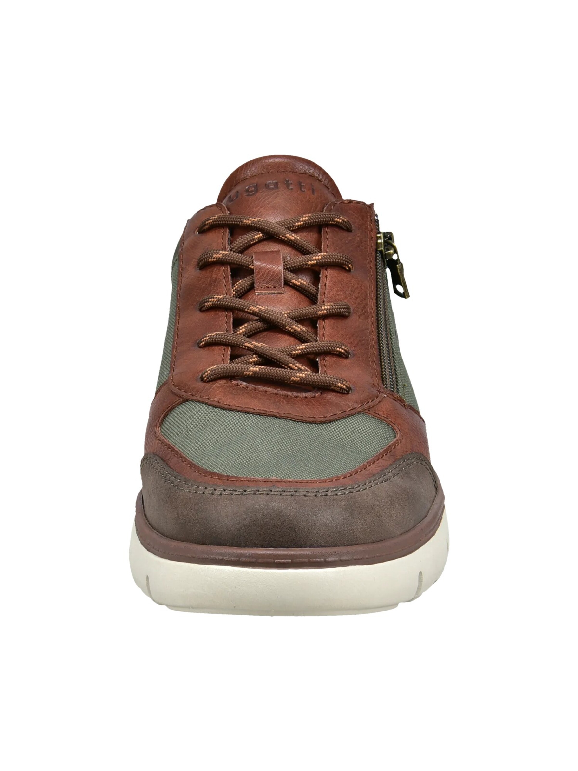 bugatti Buty sportowe sznurowane w kolorze zielony