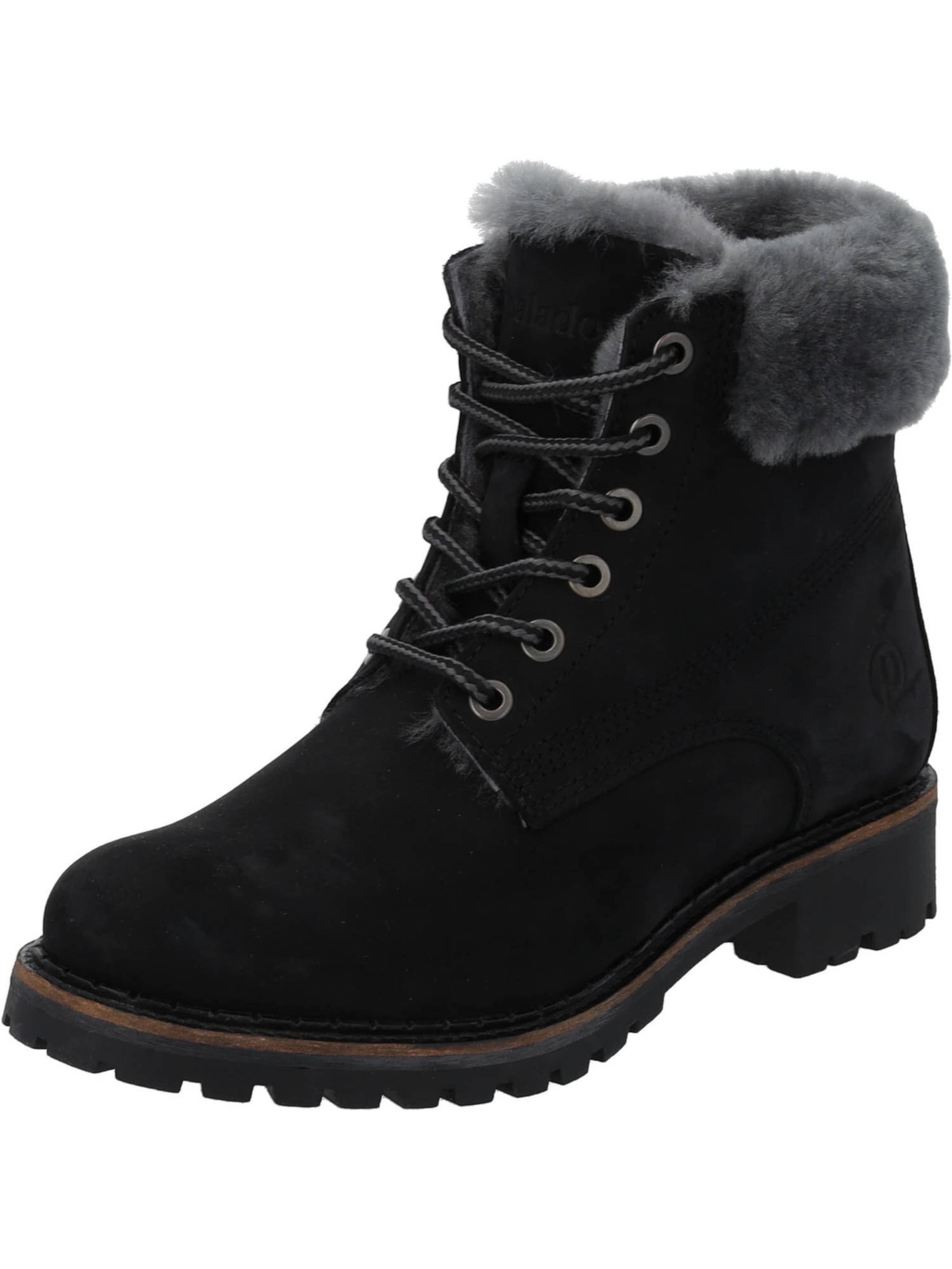 Bottines à lacets 'Sudhim' Palado en noir : devant