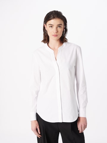 Camicia da donna 'Benalia' di BOSS in bianco: frontale