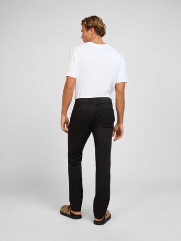 yazubi Slimfit Chinohose 'Dustin' in Schwarz