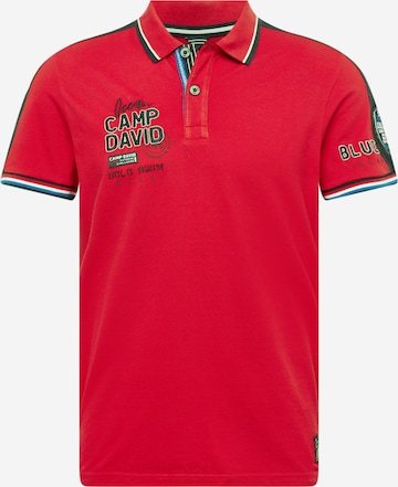 CAMP DAVID T-Shirt in Rot: predná strana