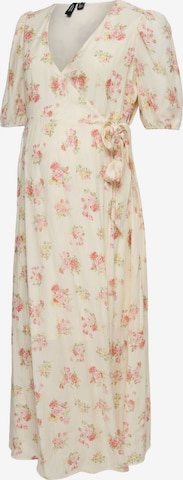 Robe 'VMMBELLA' Vero Moda Maternity en beige : devant