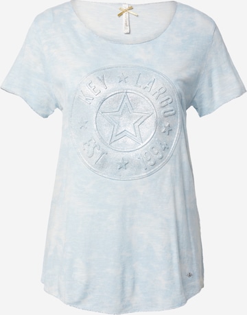 Key Largo T-Shirt 'DIRECTION' in Blau: predná strana
