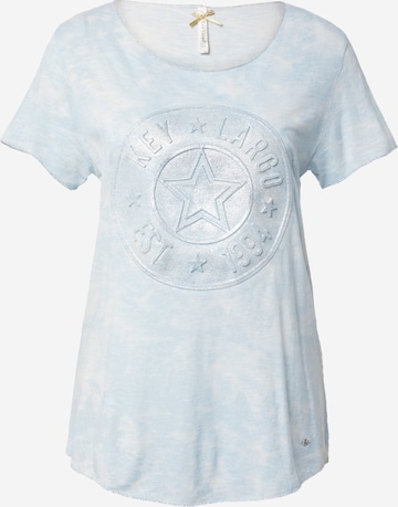 Key Largo - Camiseta 'DIRECTION' en azul: frente