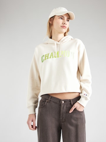 Champion Authentic Athletic Apparel Μπλούζα φούτερ σε μπεζ: μπροστά