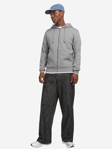 JACK & JONES Sweatjacke 'Star' in Silber