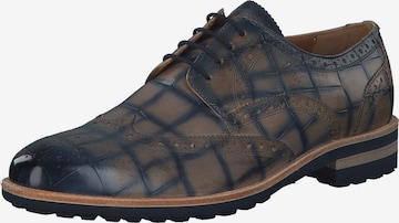 MELVIN & HAMILTON Lace-Up Shoes 'Henry 35' in Brown: front