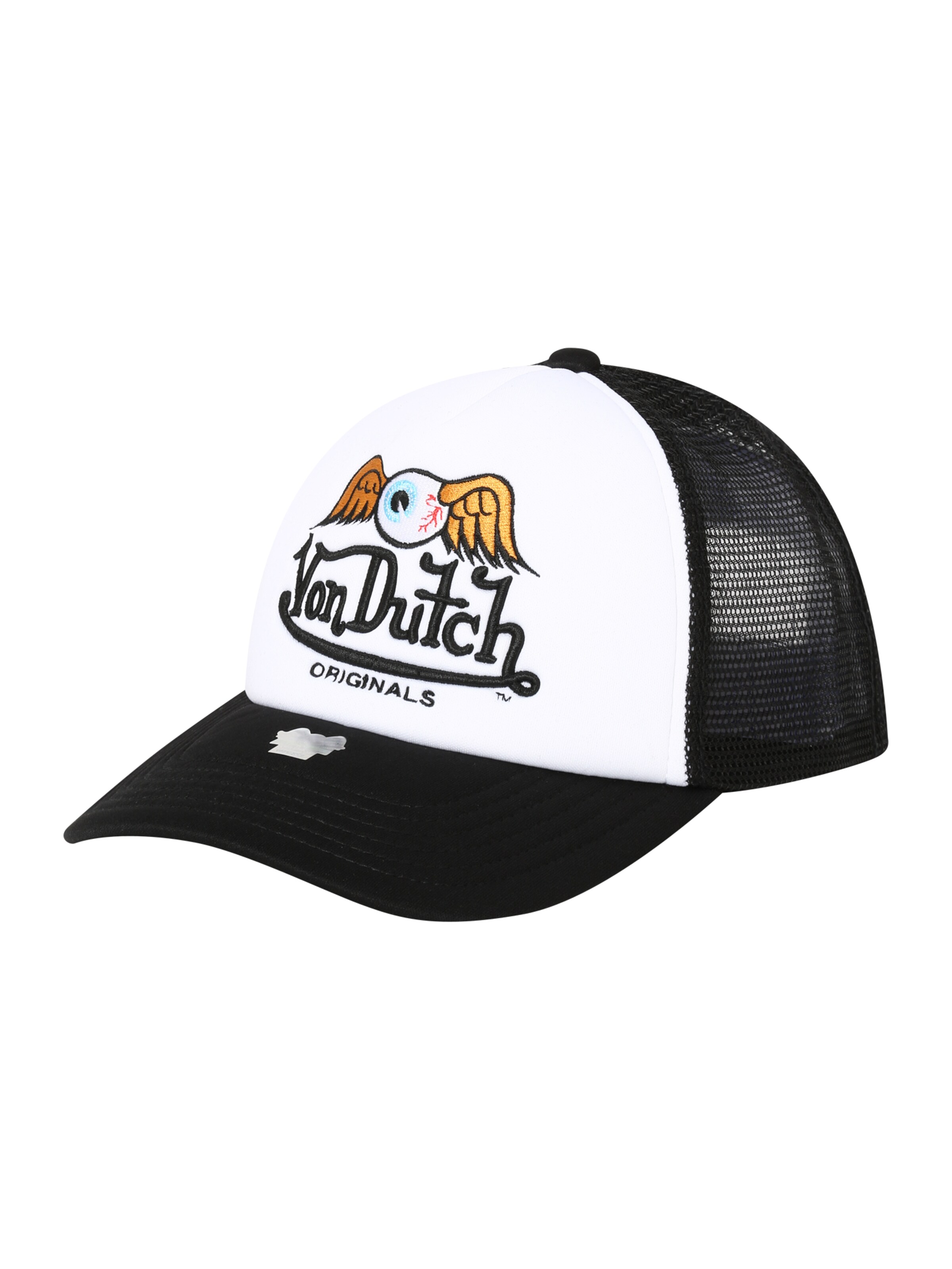 Casquette 'Trucker Baker' Von Dutch Originals en noir : devant