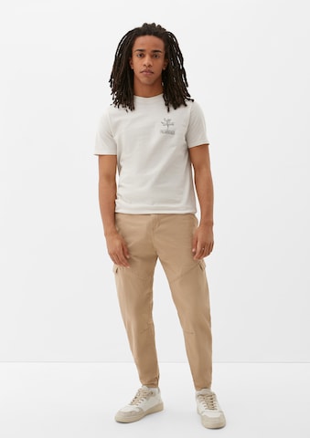 QS Tapered Cargo trousers in Brown