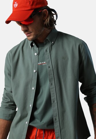 North Sails Shirt 'Gabardine' in Groen