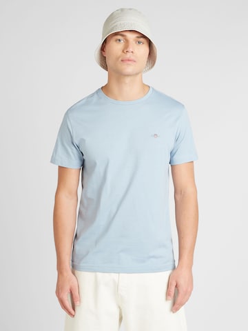 GANT Majica | modra barva: sprednja stran