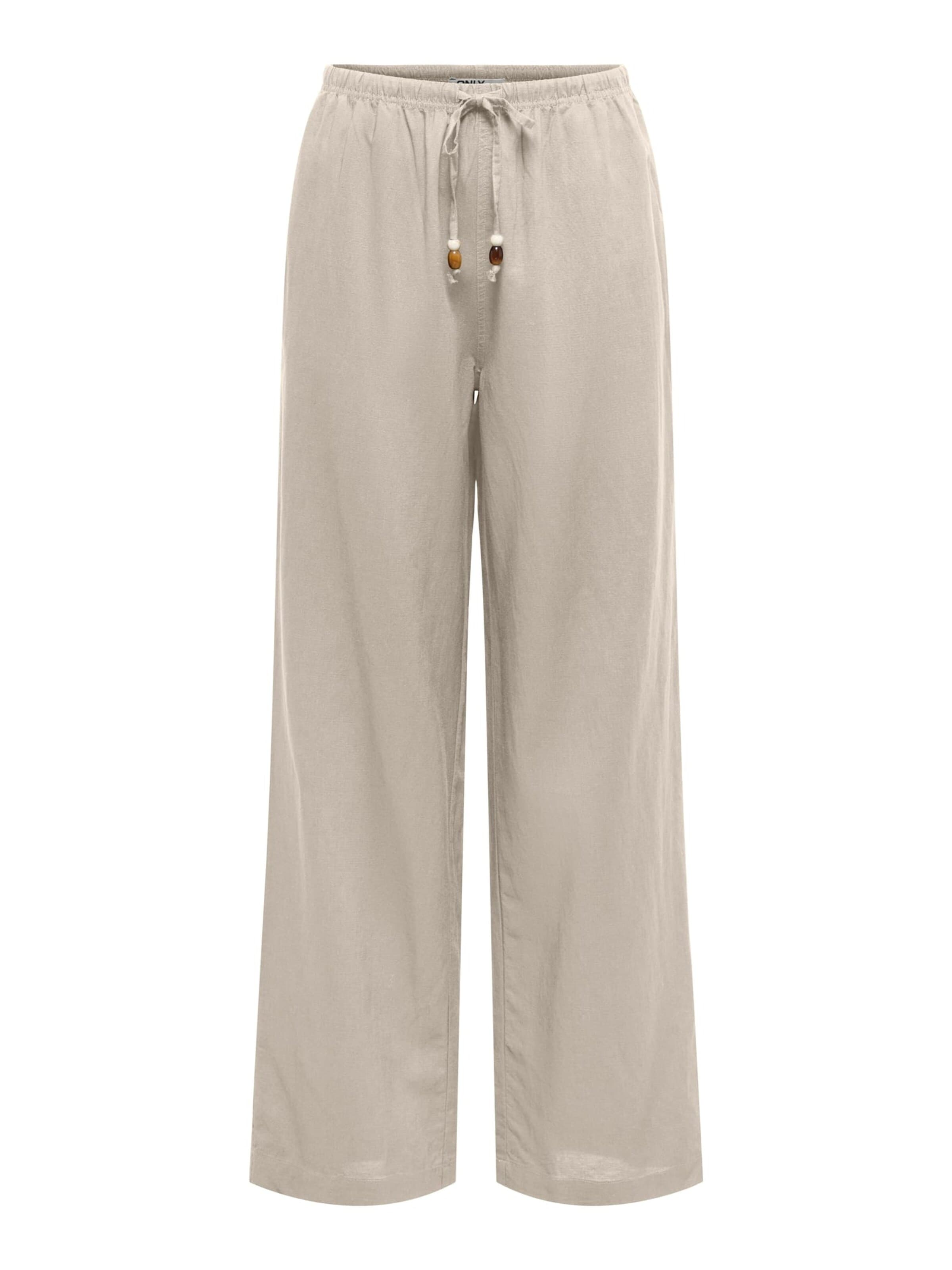 ONLY Baggy Broek 'Isola' in Beige: voorkant