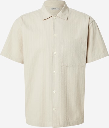 JACK & JONES Hemd 'JWHeaston' in Grau: Vorderseite