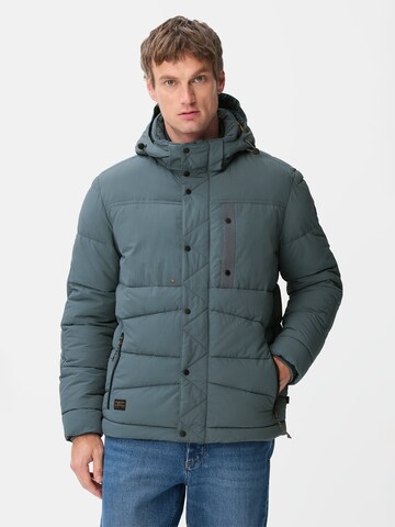 CAMEL ACTIVE Winter jacket in Blue: front