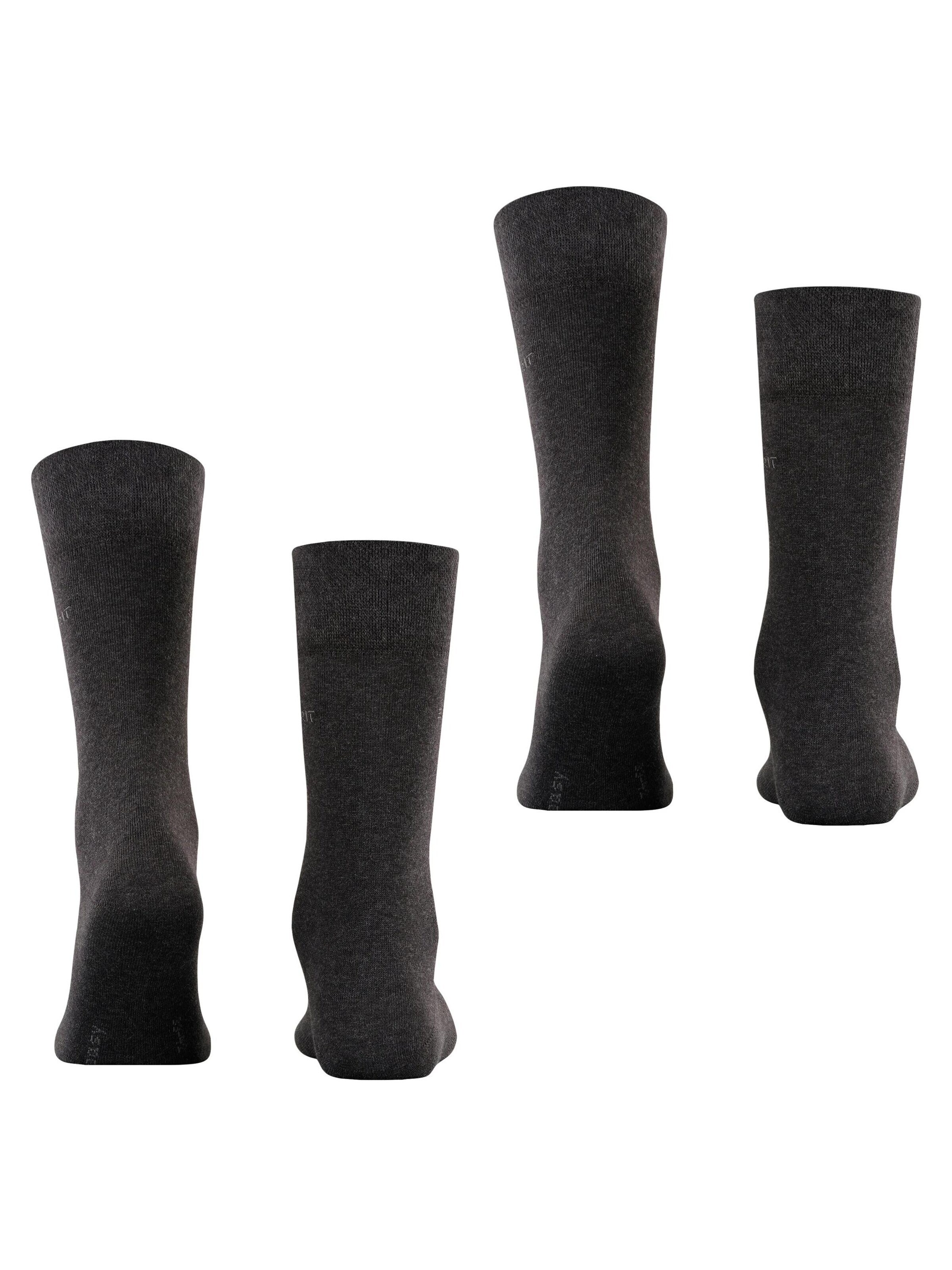 ESPRIT Socken 'Basic Easy 2-Pack'‌‌‌‌‌‌ in Grau