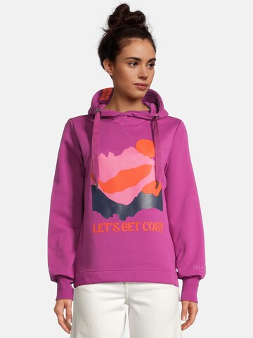 salzhaut Sweatshirt 'SABBELTRIENE' in Lila: voorkant
