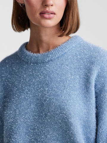 PIECES Sweater 'SNOW' in Blue