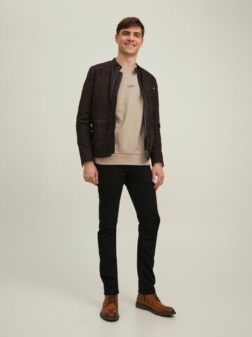 JACK & JONES Sweatshirt 'Kam' in Beige