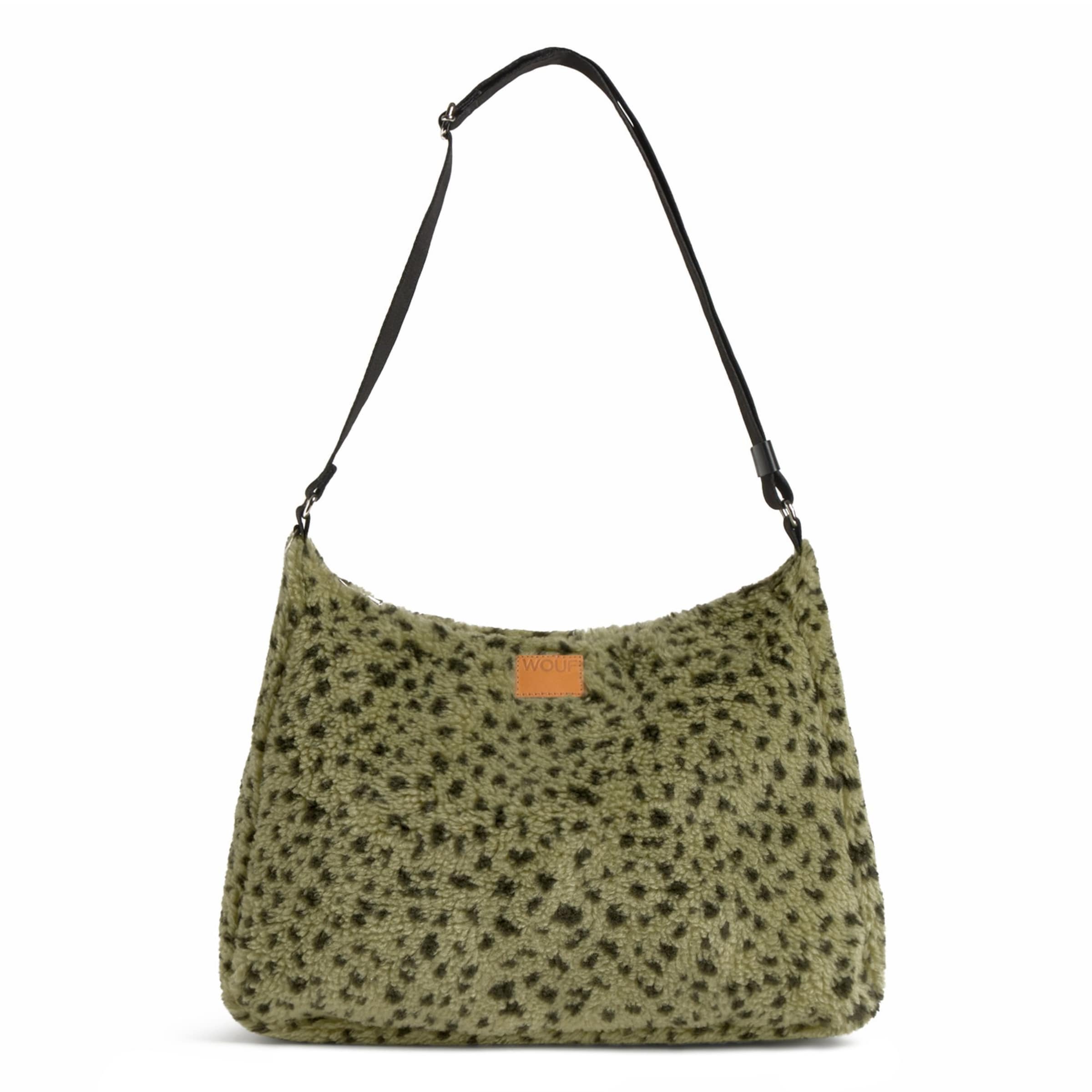 Sac à bandoulière 'Teddy' Wouf en vert : devant