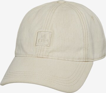 Casquette Marc O'Polo en beige : devant