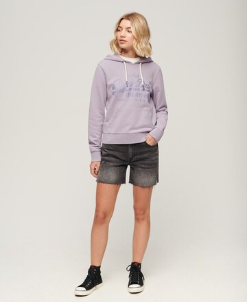 Sweat-shirt Superdry en violet