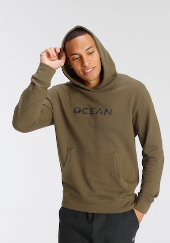 OCEAN SPORTSWEAR Athletic Sweatshirt in Green