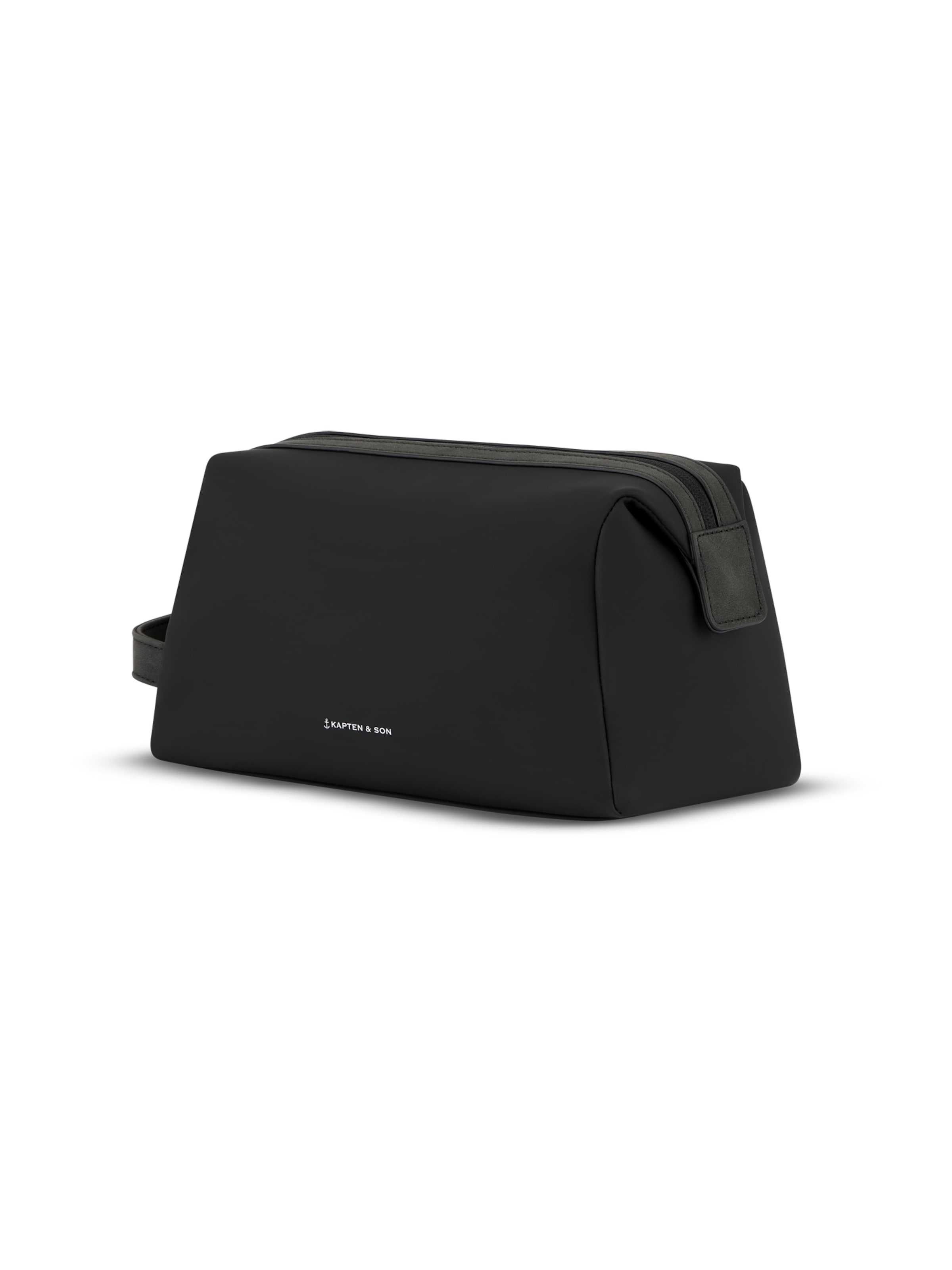 Kapten & Son Toaletní taška 'Windsor' – černá: přední strana