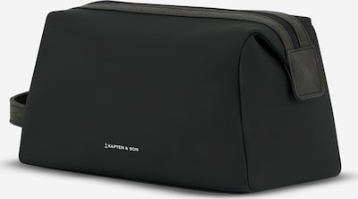 Kapten & Son Kulturtasche 'Windsor' in silbergrau / schwarz, Produktansicht