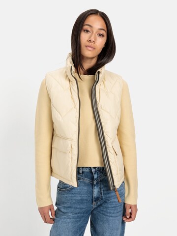CAMEL ACTIVE Vest in Beige: front