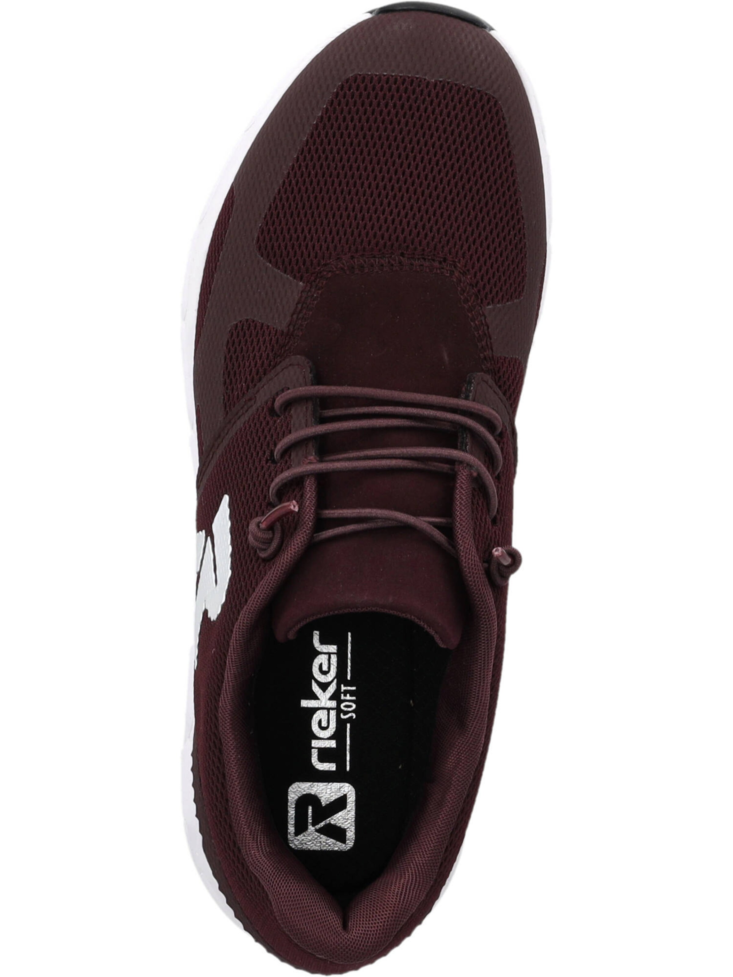 Baskets basses 'M9000﻿' Rieker Sport en rouge