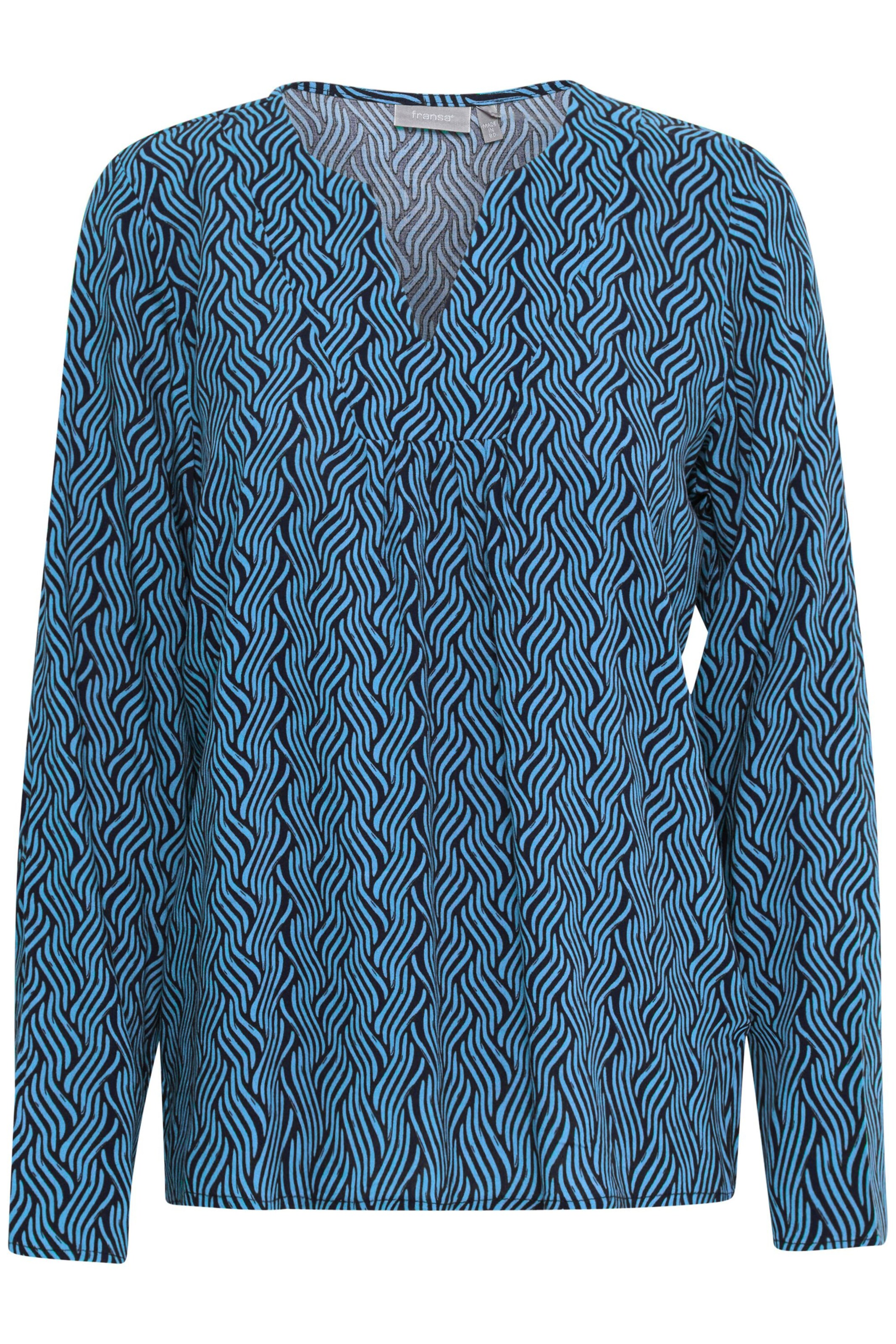 Fransa Bluse 'FRKiki' in Blau: Vorderseite