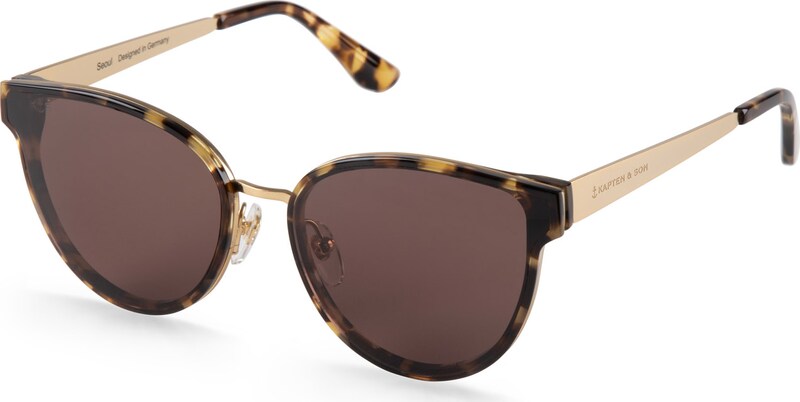 Kapten & Son Sonnenbrille 'Seoul Amber' in Braun Dunkelbraun Kapten & Son Sonnenbrille 'Seoul Amber' in Braun Dunkelbraun