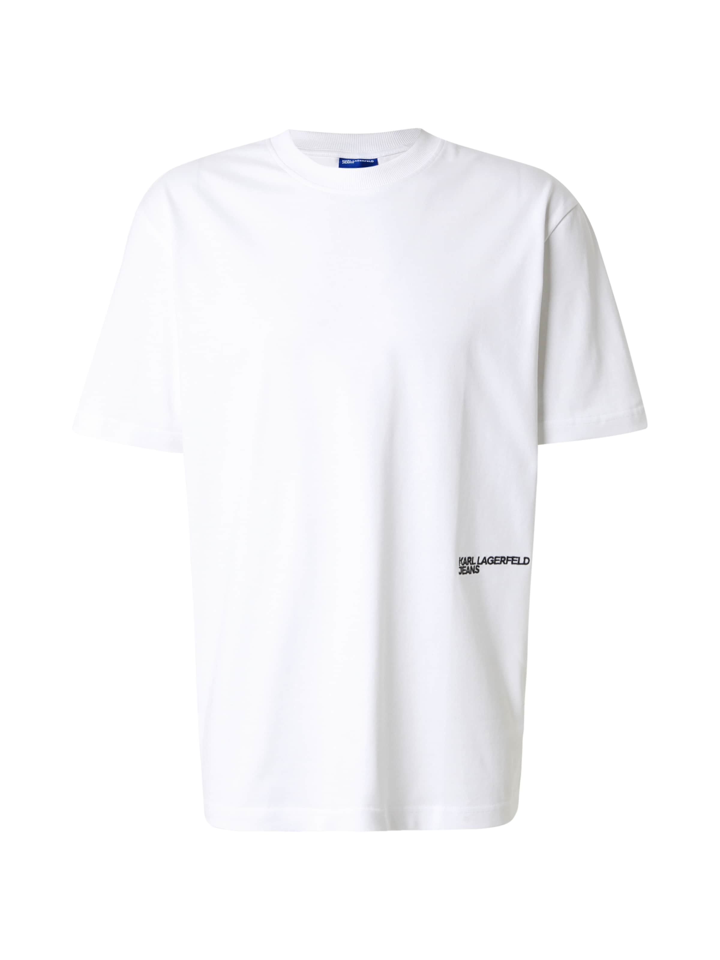 Maglietta di KARL LAGERFELD JEANS in bianco: frontale