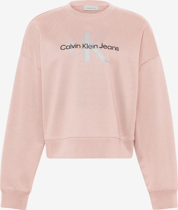 Calvin Klein JeansSweater majica - roza boja: prednji dio