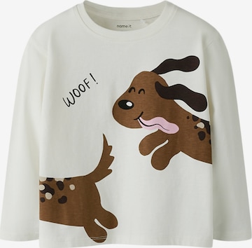 NAME IT Bluser & t-shirts 'NMFVELDA' i hvid: forside