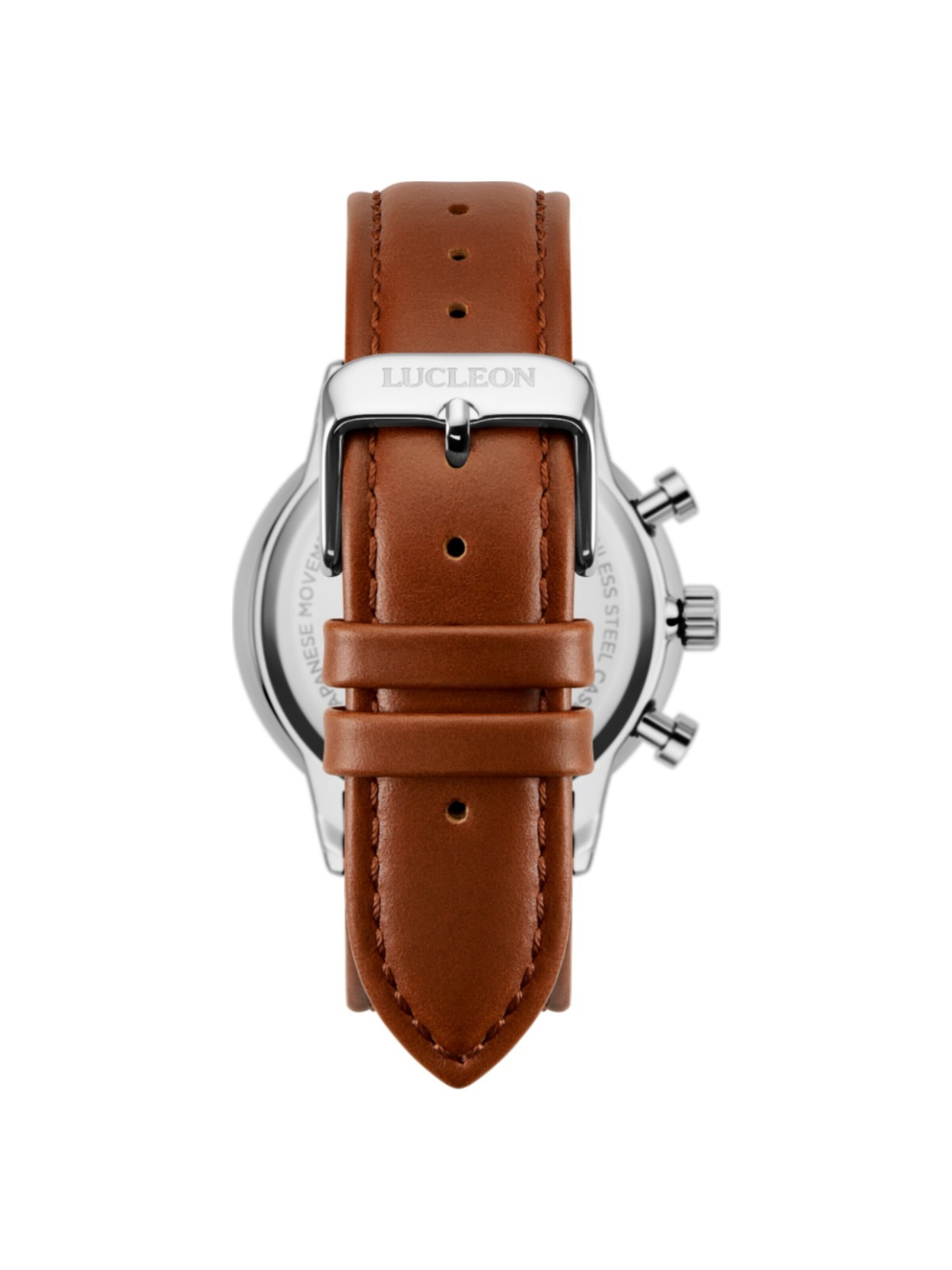 Lucleon Analog watch 'Laurens' in Brown