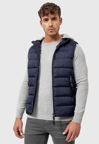 Gilet INDICODE JEANS en bleu