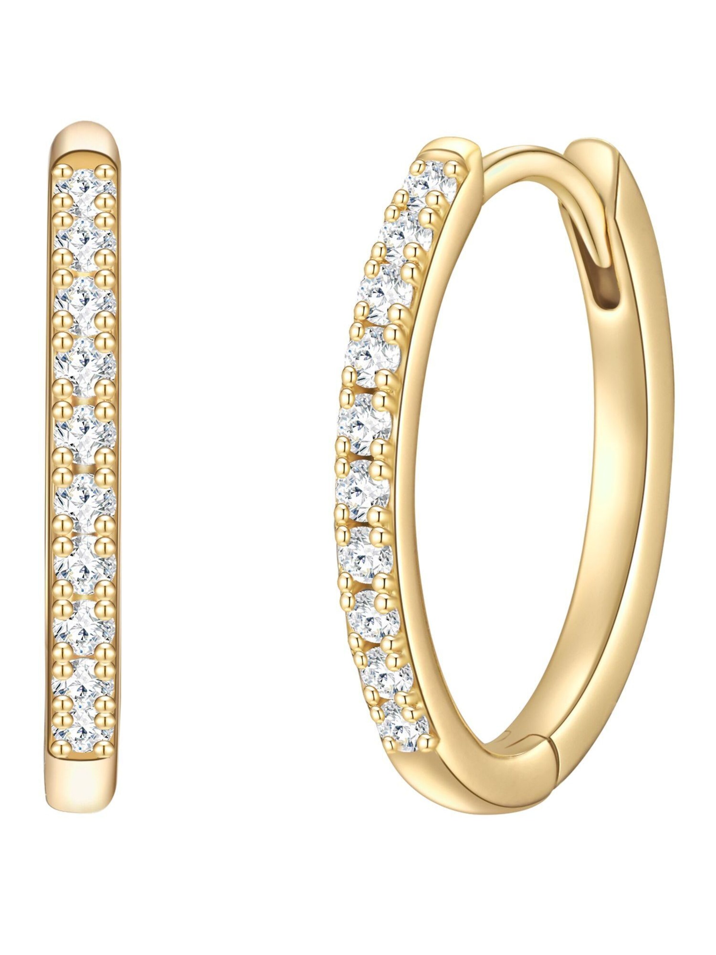 Glanzstücke München Ohrringe in Gold: Vorderseite