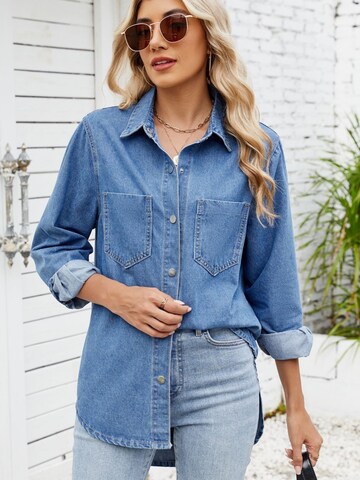 Yesfashion Bluse‌‌‌‌‌‌ in Blau