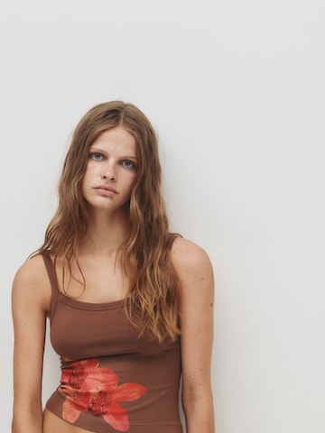 Pull&Bear Top in Brown