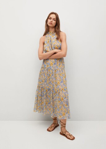 MANGO Summer Dress 'Purple' in Blue: front