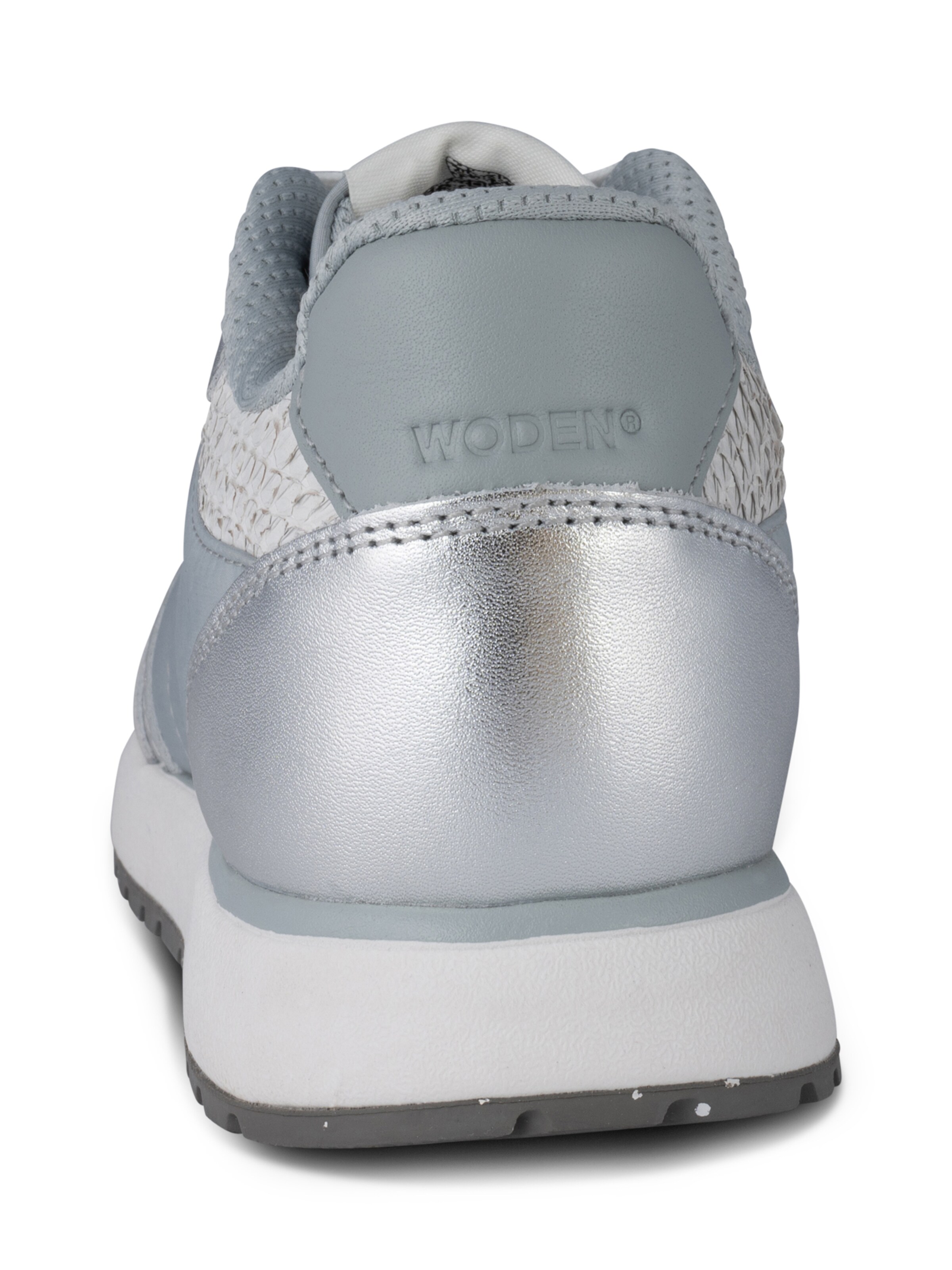 WODEN Sneakers laag 'Ronja' in Zilver