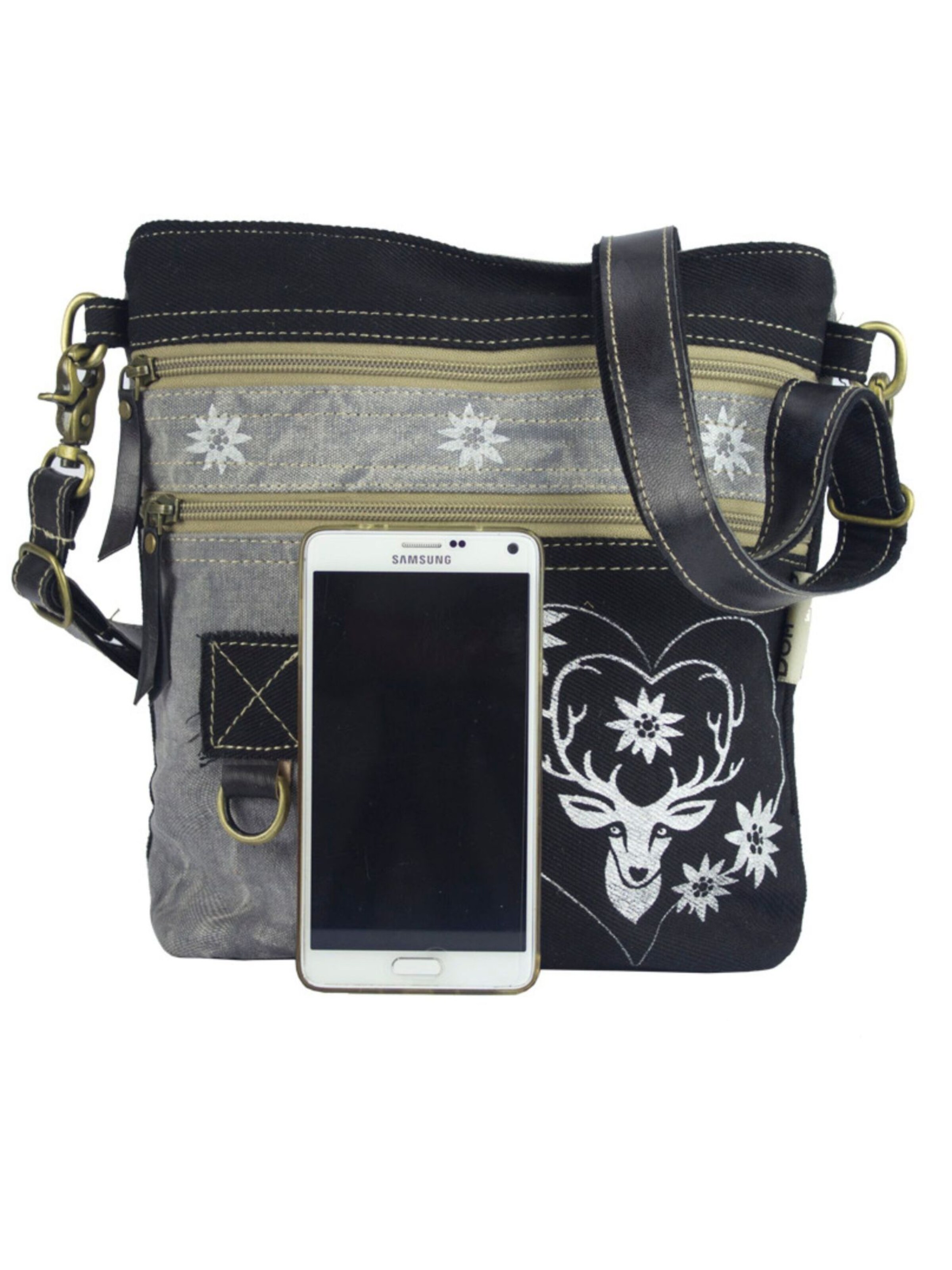 DOMELO Crossbody Bag 'Domelo' in Grey